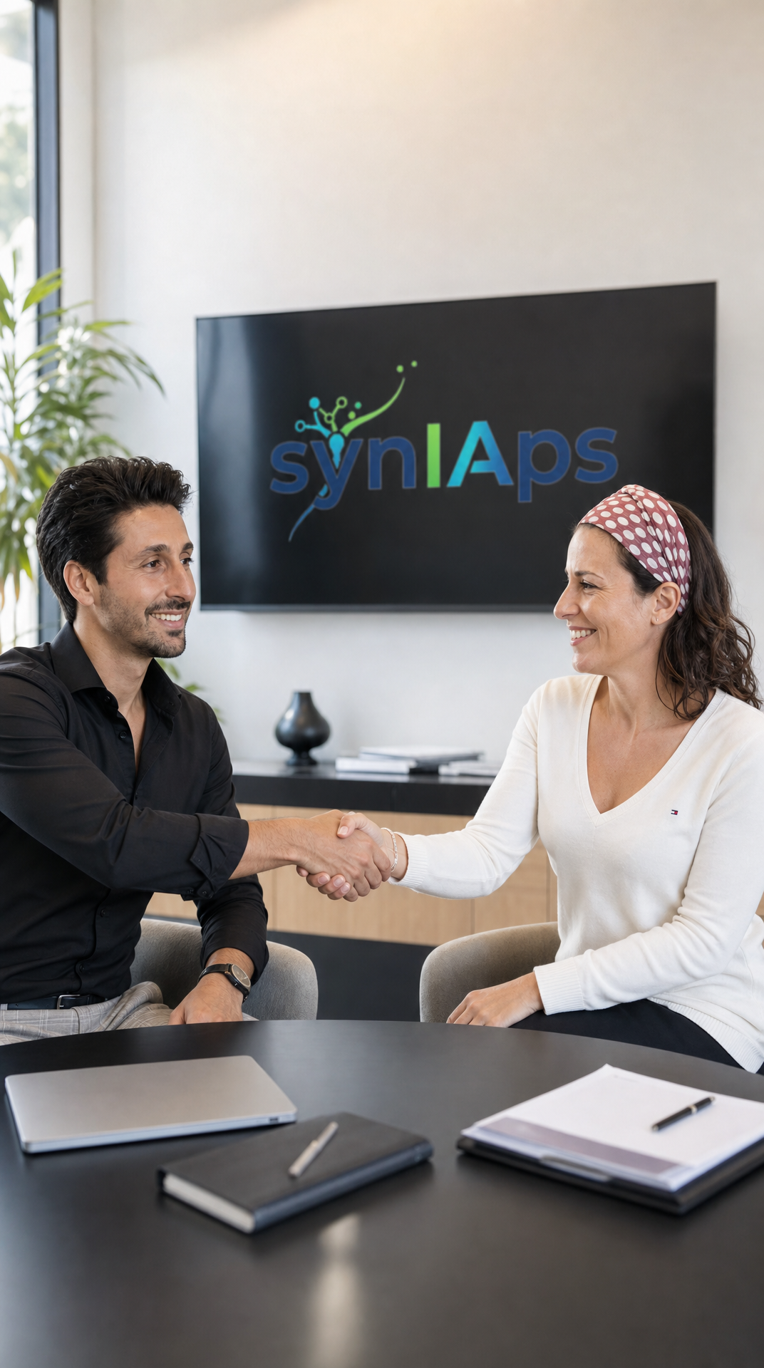 Raphaël Khalifa et Stéphanie Jobert — synIAps × Mademoiselle Danse